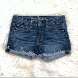 American Eagle Outfitters Women Denim Shorts
